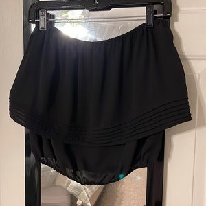 ANGL Sheer Strapless Backless Crop Top ~ Small